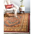 thumbnail image 2 of Unique Loom Geometric Traditional Area Rugs, Red, 2 of 8