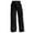 Black, variant on Yubnlvae Cargo Denim Jeans - Women's Multi-Pocket Work Pants, Loose Fit Wide Leg Utility Jeans, Streetwear Oversized Carpenter Pants (Black | L)