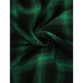 thumbnail image 5 of H2H Mens Casual Slim Fit Check Patterned Shirts Long Sleeve GREENBLACK US 2XL/ASIA 3XL (CMTSTL144), 5 of 6