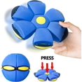 thumbnail image 3 of FlidRunest 2PCS Pet Toy Flying Saucer Ball, Flying Saucer Balls Dog Toy, Doggy Disc Balls with 3 Light for Interactive Dog,Cats, Student's Foot Ball,Outdoor Games,Camping Games, 3 of 12