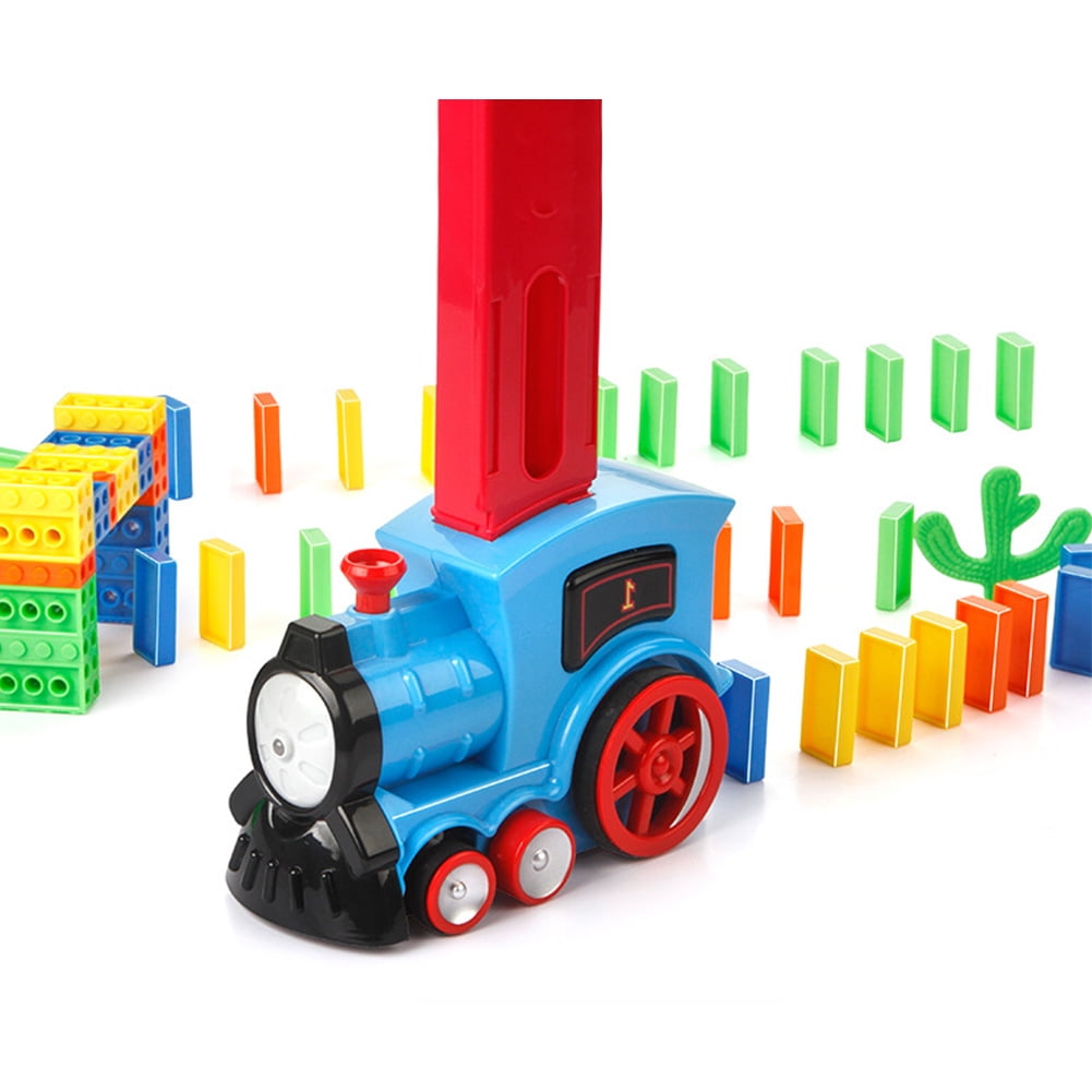 Domino Train Toy Safe Durable Building Stacking Blocks Set Early Educational Children's Puzzle