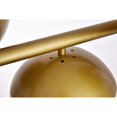 thumbnail image 4 of Eclipse 7 Lights Brass Pendant With Frosted White Glass, 4 of 5
