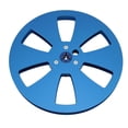 thumbnail image 2 of 1/4 7 Inch Empty Tape Reel, 6 Hole Open Reel Sound Tape Empty Reel, Aluminum Alloy Take Up Reel to Reel Small Hub for   Studer Opening Machine Parts for Recording, 2 of 7