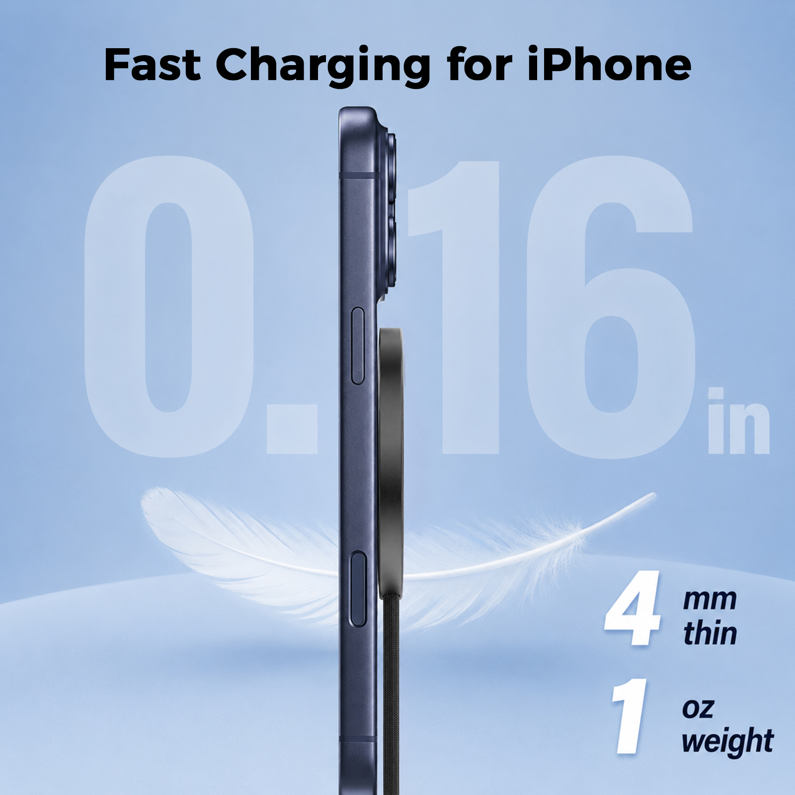 Lafati 25W Qi2.2 Magnetic Wireless Charging Pad photo 3