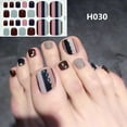 thumbnail image 2 of Fridja Foot Stickers Foot Nail Stickers Waterproof For Female DIY Nail Decoration Art, 2 of 2