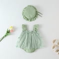 thumbnail image 2 of Bjutir Baby Romper Girl Clothes Lace Jumpsuit Ruffles Romper Sleeveless Romper Bodysuit Sunsuit Outfits Set 6-9 Months, 2 of 8