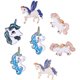 thumbnail image 1 of FELTECHELECTR 7 broches de unicornio coloridos de aleación con dibujos animados para niñas, mujeres y damas, estilo aleatorio., 1 of 7
