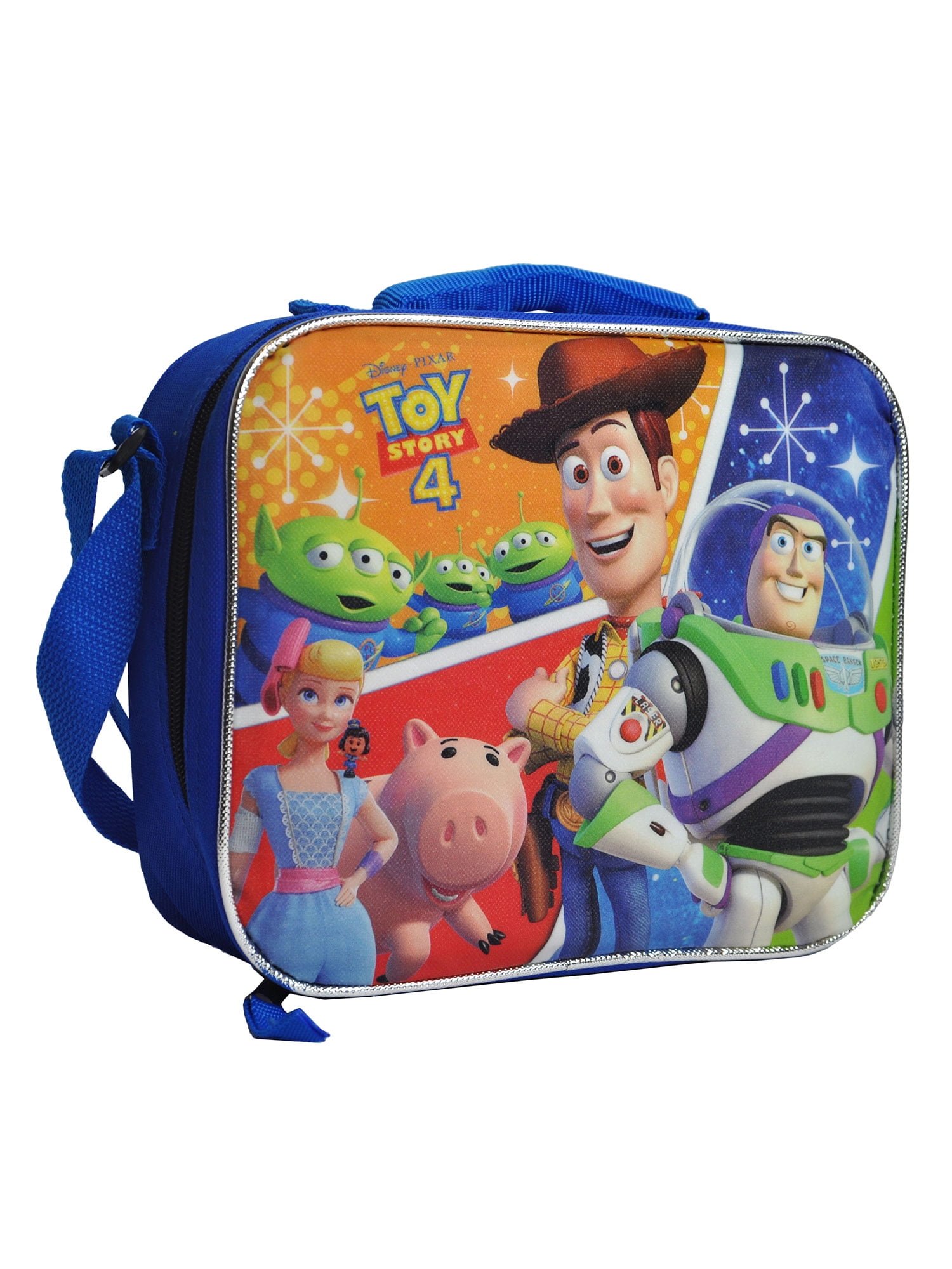 Boys Toy Story 4 Insulated Lunch Bag Shoulder Strap Aliens Hamm Woody Buzz Boys Toy Story 4 Insulated Lunch Bag Shoulder Strap Aliens Hamm Woody Buzz