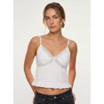 thumbnail image 4 of LMLYSoH Women Camisoles Embroidered Trim V-Neck Spaghetti Strap Babydoll Tank Tops Summer Fashion Sleeveless Vests Streetwear, 4 of 9