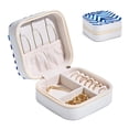 thumbnail image 2 of Mother's Day Flag of Israel Portable Jewelry Box Organizer for Rings, Earrings, Bracelets - Compact and Versatile, 2 of 6
