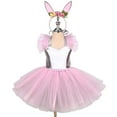 thumbnail image 5 of MEZZALL Girls Dresses O-Neck Bunny Halloween Party Outfits Stage Performance Dress For Toddler Kids Infants Festival Clothes Breathable / 11-12 Years, 5 of 7