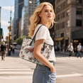 thumbnail image 7 of TSOVTHRID Cardinal Floral Print Tote Bag with Wallet, Shoulder Bags for Women Top Handle Handbag with Purse 2 PCS Set, Gray Large Casual Hobo Purse PU Wallet with Wristlet, 7 of 7