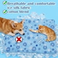 thumbnail image 4 of shuaien Pet Cooling Mat Water Injection, Dog Cooling Pad for Beds & Car Seats, Self-Cooling Washable Pet Blanket, Non-Toxic & Portable for Indoor Outdoor Summer Use, 4 of 7