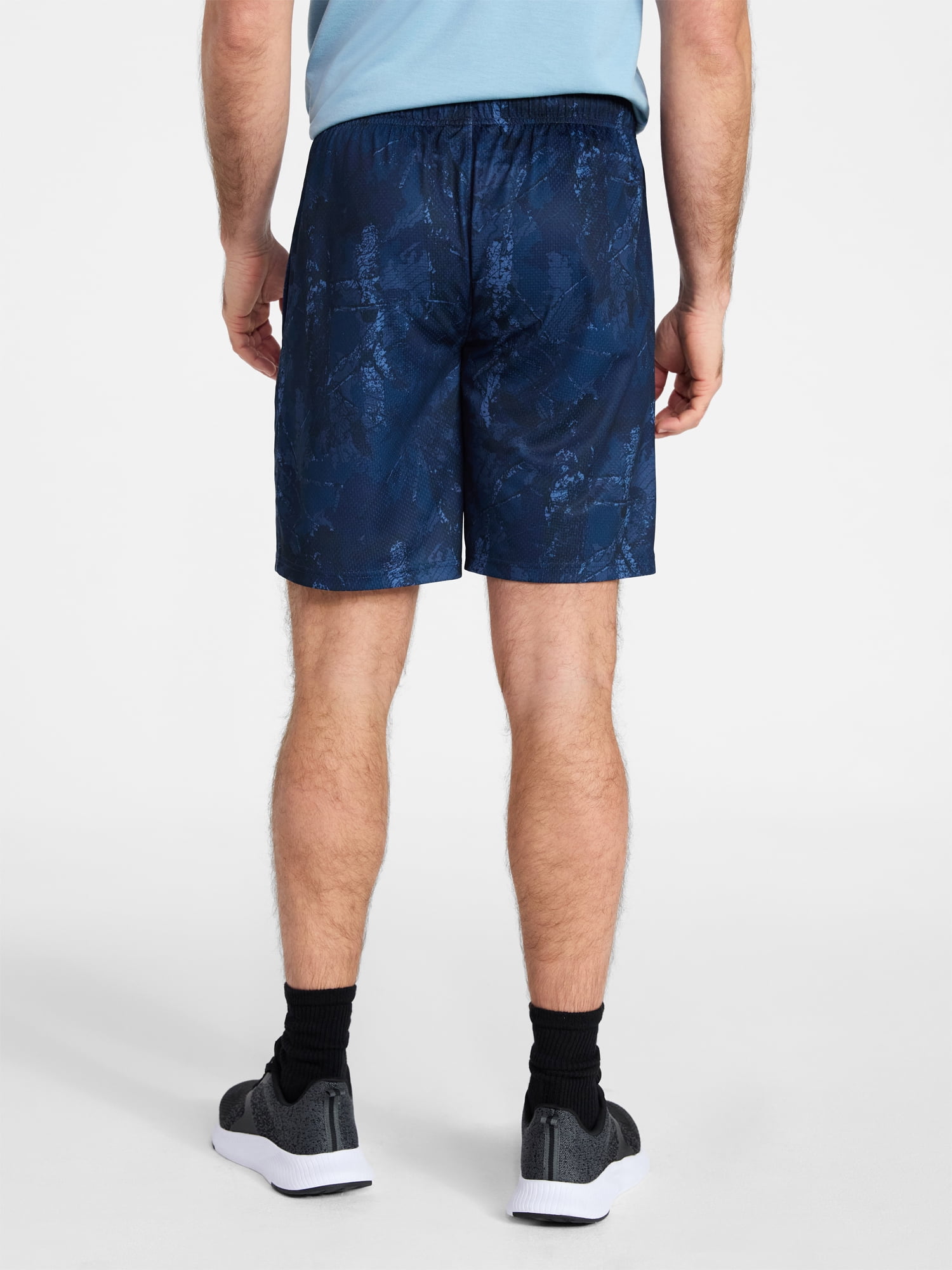 Athletic Works Men's and Big Men's Active Mesh Shorts, 9" Inseam, Sizes XS-5XL