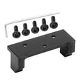 thumbnail image 3 of Placa servo de aluminio, soporte servo de Metal para HBX 2098B 1/24, coche trepador de control remoto, pieza de actualización, color negro, 3 of 8