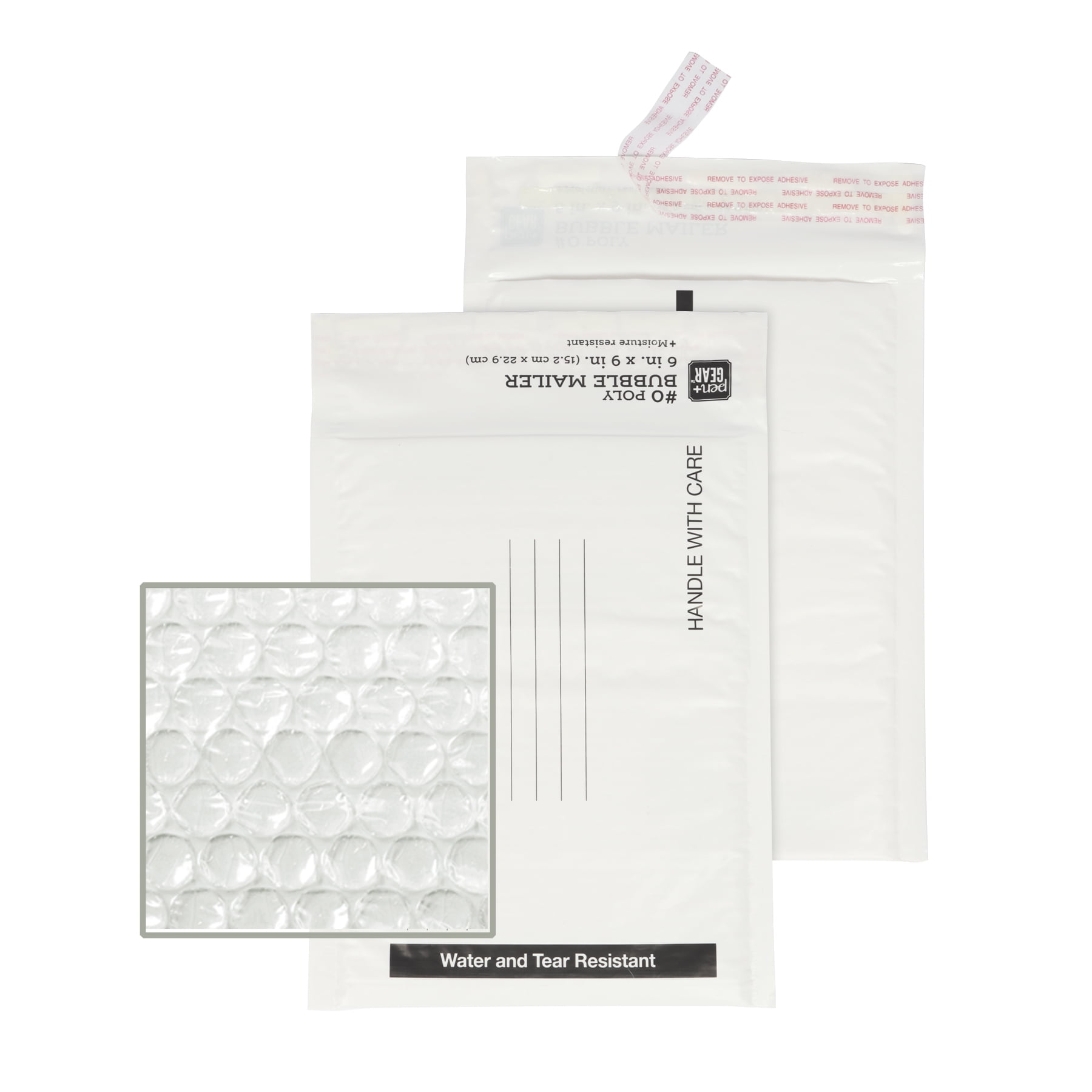 Pen+Gear White Poly Bubble Mailers, Padded Envelopes, 6 Pen+Gear White Poly Bubble Mailers, Padded Envelopes, 6