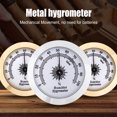 thumbnail image 1 of Hygrometer Alloy Firm Embedded Installation Small Mini High Accuracy Anti-corrosion Portable Humidity Gauge No Battery Required Sliver, 1 of 9