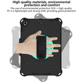 thumbnail image 2 of For 2019 iPad Air 10.5, iPad Pro 10.5" Case, Case with Screen Protector, Swivel Stand, Hand Strap & Shoulder Strap Pen Holder for Everyday Use - Blue+Green, 2 of 4