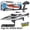 Black, variant on 2.4GHz Remote Control Boat High Speed RC Racing Boat with Night Navigation Lights Self-Righting for Outdoor Pool or Lake Play(Red)