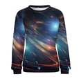 thumbnail image 7 of Sweatshirt For Womens Crewneck Galaxy Star Outer Space Hoodies Teen Girls Cute, 7 of 7