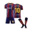 thumbnail image 1 of Kits de fútbol para niños Camiseta de fútbol Camiseta de entrenamiento Tops Traje 21/22-20 21 Barcelona Local Messi 10-Niños 24 (130-140 CM) BmatwkZeng Bmatwk Jersey, 1 of 2