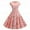 Pink, variant on Summer and Spring Dresses for Women 2024 Casual Women Vintage Floral Printed Evening Printing Party Prom Dress