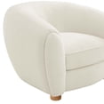 thumbnail image 6 of Modway Abundant Boucle Upholstered Fabric Armchair in Ivory, 6 of 8