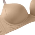 thumbnail image 5 of Blmnix Womens Bras Push Up Bra Minimizer Bras Balconette No Underwire Bralettes Beige Push Up Bras for Women,M, 5 of 6