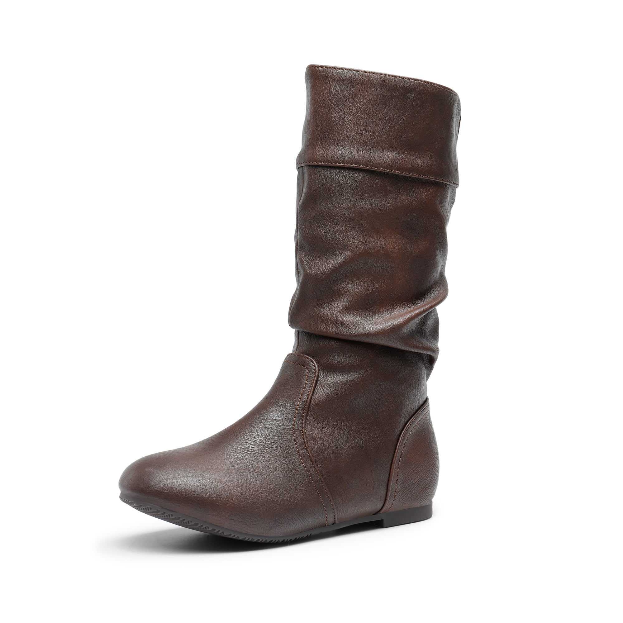 DREAM PAIRS Girl's Faux Fur Lined Knee High Winter Riding Boots(Toddler/Little Kid/Big Kid