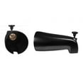thumbnail image 2 of Westbrass D311-62 5-1/2" Reach Brass Tub Spout with Nose Diverter, Matte Black, 2 of 6
