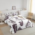 thumbnail image 3 of Saxophone Instrument King Down Comforter Retro Jazz Music Comforter Sets,Boys Girls Modern Mucical Notes Bedding Sets Vintage Piano Tromebone Pattern Bedding Comforter Sets, 3 of 7
