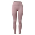 thumbnail image 5 of KaLI_store Women's Pants Leggings with Pockets for Women,High Waist Tummy Control Workout Yoga Pants Pink,M, 5 of 5