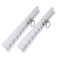 thumbnail image 1 of Sistemas De Amarre De Riel En L, Incluye 2 Paquetes Rieles En L De Aluminio De 12" Y 4 Juntas Tóricas De Solo Perno, Sistemas L-Track Rail Para Remolques Y Cajas De Camiones, 1 of 7