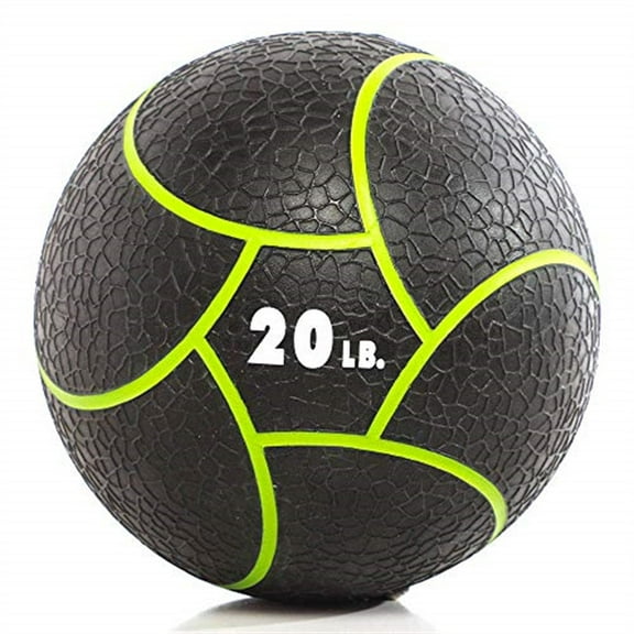 Power Systems Medicine Ball - 20lbs Exercise Ball for Slam Workouts & Training