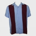 thumbnail image 2 of Maximos Men's Retro Classic Two Tone Bowling Casual Dress Shirt Charlie Sheen, 2 of 2