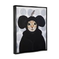 thumbnail image 3 of Stupell Industries Cat & Mouse Funny Animals Animals & Insects Painting Black Floater Framed Art Print Wall Art, 3 of 6
