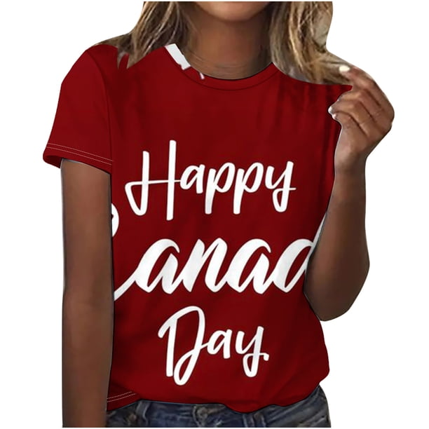 Camiseta de Moda Casual con Cuello Redondo Y Mangas Cortas para las Mujeres