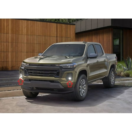 For The BlingLights Brand LED Halo Outer Fog Lights for 2023 2024 2025 Chevrolet Colorado