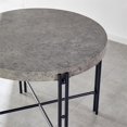 thumbnail image 4 of Steve Silver Comptoir Morgan Bicolore Gris et Noir Rond en Métal, 4 of 5