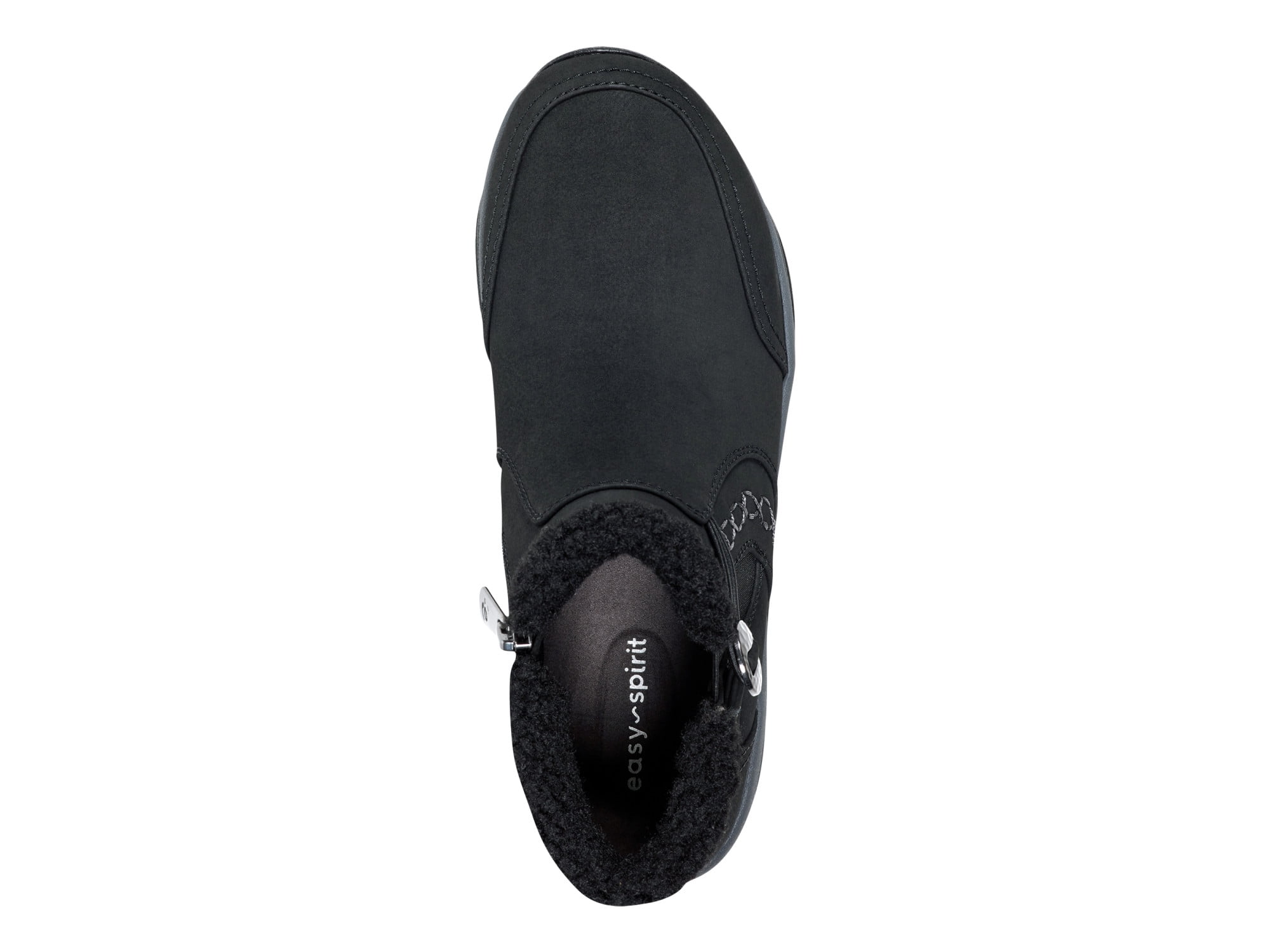 Easy Spirit Women's ERIQUE Button Strap Cozy Slip On Bootie