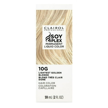 Clairol Professional Permanent 10G/12G Lightest Golden Blonde 2oz (Pack of 2)