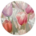 thumbnail image 3 of Ryvnso Colorful Tulip Round Plate Mats Dining Table Placemat Set of 4 for Holiday Decoration, 3 of 7