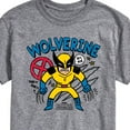 thumbnail image 3 of Marvel Deadpool & Wolverine - Wolverine Doodles - Men's Short Sleeve Graphic T-Shirt, 3 of 5