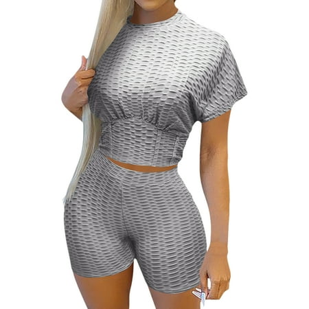 

MEGAWHEELS High-waisted Sportswear Sexy Stretch Two-piece Sports Suit