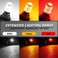 thumbnail image 4 of 2Pcs Car LED Bulbs 3157 P27-7W T25 LED P27W Canbus Lamp Yellow, 4 of 5