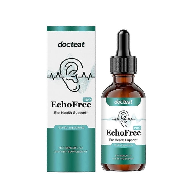 Tinnitus Relief Drops Echofree Ear Support Compatible with Ringing Ears 2Fl.Oz