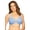 French Blue, variant on Women's Plus Size Embroidered Front-Close Underwire Bra