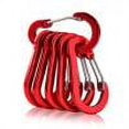 thumbnail image 1 of Llavero Clip de mosquetón para acampar al aire libre, hebilla colgante rápida para escalada, rojo, 6 uds. Likrtyny Para estrenar, 1 of 8