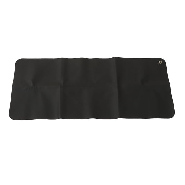 Almohadilla para puestos de puesta a tierra, Alfombra de puesta a tierra negra grande reduce el estrés mejorado mejorar el botón grande Elimine la estática para el dolor