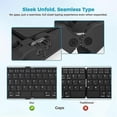 thumbnail image 4 of Foldable Bluetooth Keyboard, Universal Folding Keyboard for Mobile Phones and Tablets, Can Easily Switch Up to 3 Devices, 4 of 5